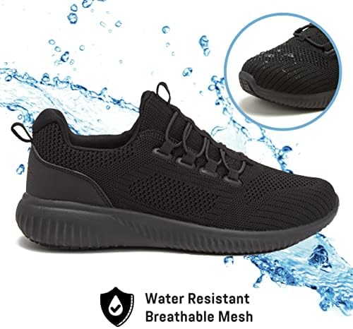 Avia Anchor SR Sr Slip на црни чевли што не се лизгаат за жени, удобни патики кои се отпорни на вода, патики за храна - црна, сина или