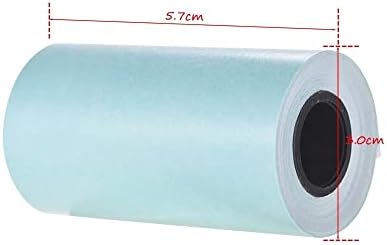 Zhuhw 30 ролни термичка хартија со самолеплива печатење налепница за налепница директна 57 * 30мм за перифа A6 Pocket Paperang P1/P2