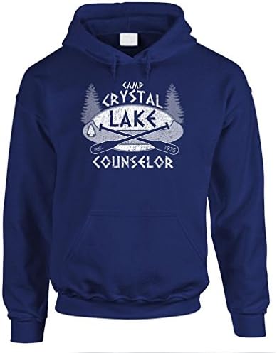 Кристалското езеро Гузлер Кристал - Хорор Jејсон Хокеј - дуксер за пулвер за мажи