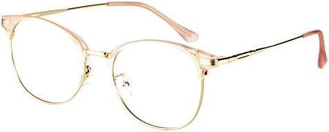 Ефни Блу Лајт Блокирање Очила Анти Очила Овални Очила Рамка Компјутерски Игри Очила За Мажи Жени 5054