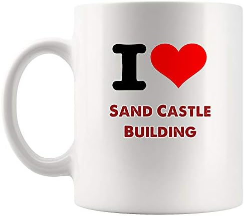 Јас многу го сакам замокот со песок за замок чаша чаша чај чаши подарок | Јадете сон повторувајте идеи деца деца плажа летни играчки