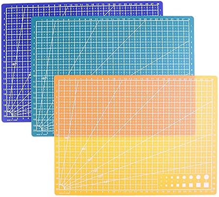 1pc 30 * 22cm А4 линии за мрежни линии самостојно заздравување МАТ занаетчиска картичка од ткаенина кожа хартиена плоча -