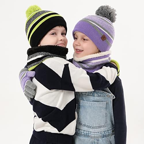 Triwonder Kids Зимски капи балаклава ски -маска за момчиња девојчиња мали деца ветерници за прилагодување на ладно време маска