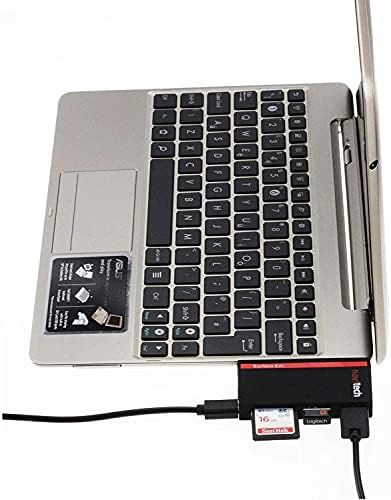 Навитех 2 во 1 ЛАПТОП/Таблет USB 3.0/2.0 Hub Адаптер/Микро USB Влез со Читач НА Sd/Micro SD Картички Компатибилен со HP Завист