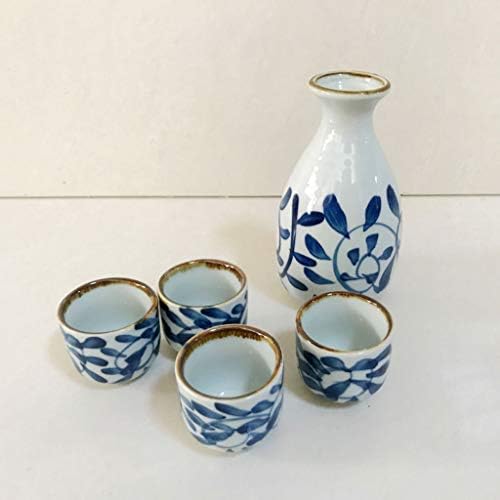 Sake поставува 6 парчиња сет јапонски ради сет јапонски занаетчиски занаети за занаетчиски чаши ладно/топло/чај/сакеј јапонски раб поставете бело