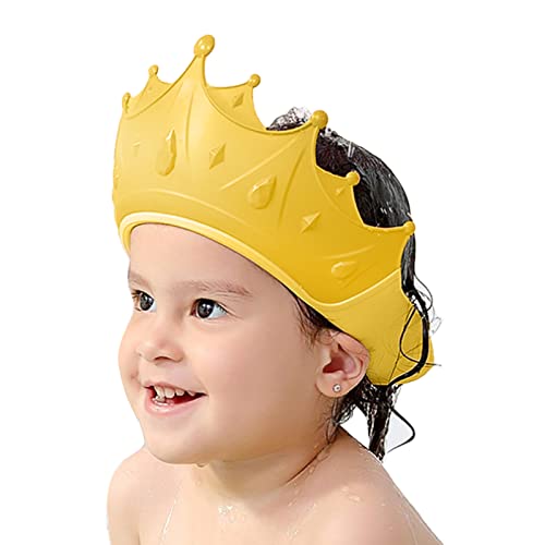 Бебе туш капа, водоотпорна шампон капа за деца, силиконски капа за туширање за бебиња за капа за туширање за туширање за бања,