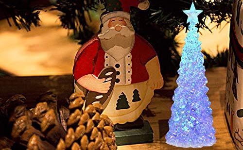 Lightahead® Боја Промена на RGB LED LED елка за украсување на елката светлина Божиќно подарок ноќно светло
