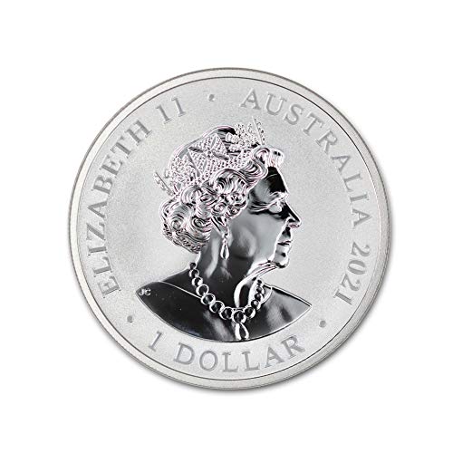 2021 АУ 1 мл Австралиска Голема Бела Ајкула Сребрена Монета Брилијантна Нециркулирана Со Сертификат За Автентичност Со Кованица 1 1 БУ