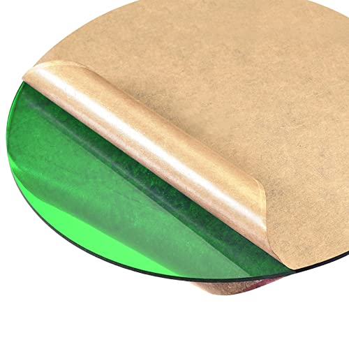 Dmiotech 2-/2 Дијаметар 2мм дебел акрилен лист круг на кружен диск PMMA акрилна табла за занаетчиски DIY дисплеј знак празно зелена проucирна