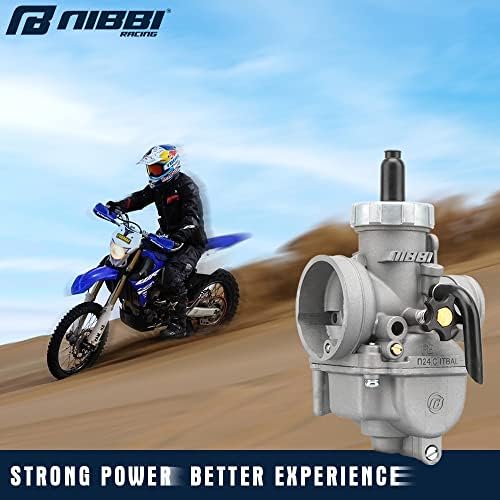 Nibbi PE24MM карбуратор, моторцикл карбуратор со авиони со јаглерод се вклопуваат 125cc - 150cc моторцикл мотор за 2/4 мозочен удар со