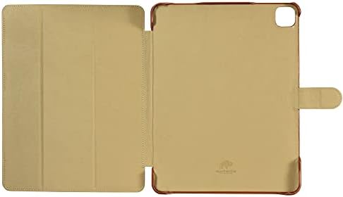 Blackbrook Case Turner Premium Ginuine Leather Smart Folio Folio Cover со магнетна размавта компатибилен со iPad Pro 12.9