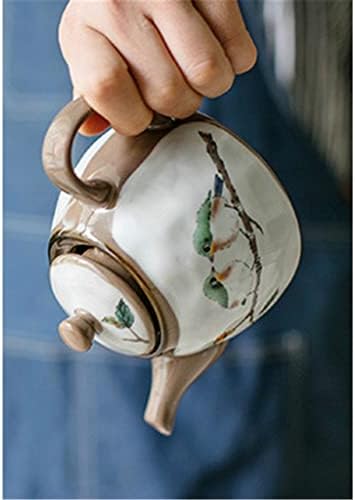 Орела сурова грнчарија Јапонски тенџере со тенџере чајник чајник керамички цветни чајници за домаќинство чај чај