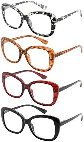 Очила Заштедете 10% На Комплет 4 Пакет Дами Очила За Читање и 4 Читачи на Пакети за Жени +1.50