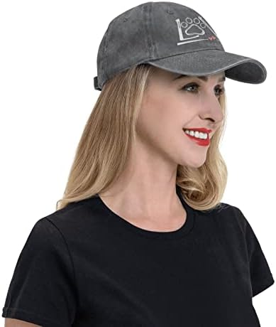 Wiseeal женска loveубов со шепа за печатење со шепа прилагодлива измиена гроздобер бејзбол капа за мама тато