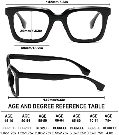 Zxyoo 4 пакет модни сини светло блокирачки очила за читање за жени, преголеми читатели на плоштад со пролетна шарка