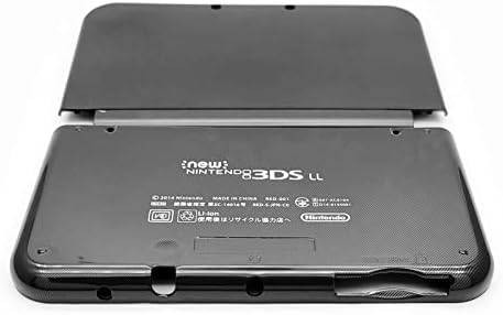 NEW3DSXL Дополнителни куќички обвивки за обвивка за обвивка црна замена, компатибилна со Nintendo New3DS NEW 3DS XL LL LL New3DSLL конзола,