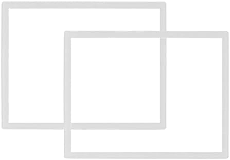 Замена на 2 парчиња, пластична обвивка за леќи на горниот LCD екран за конзола DS Lite NDSL бела