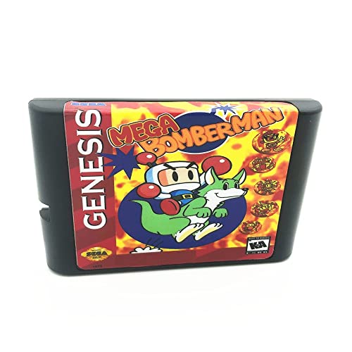 Mega Bomberman за Sega Genesis & Mega Drive 16 битни видео игри Conosle