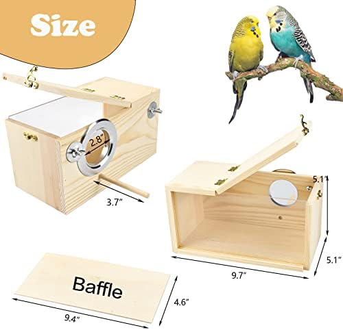 Кутија За Гнездење На Папагалот Шурунг Кутија За Гнездење Кокатиел Кутија За Гнездење Птичји Гнездо Кутија За Одгледување Птици