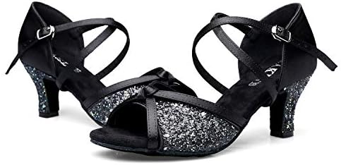 Чевли за танцување во сала за еклвб, жени, латинска салса бахата вежбаат перформанси чевли за танчерка