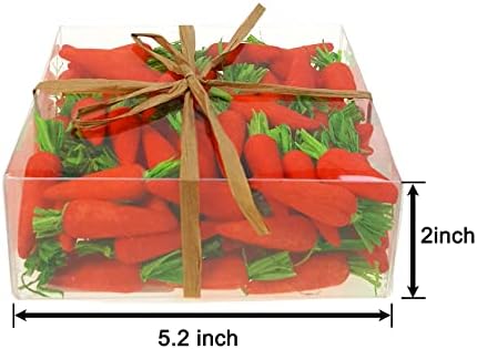 Велигденска дозвола! Пакет од 100 парчиња, 2 ч Прекрасни мини велигденски моркови Мали велигденски моркови Велигден DIY материјал