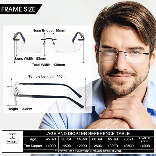 Lkeye Прогресивно мултифокус очила за читање мажи мултифокални без линиски светло светло -читатели на компјутер