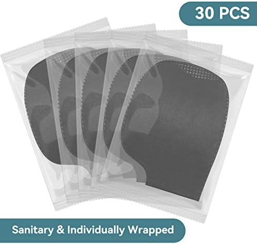 Crouvm пакет од 30 маски за очи за еднократна употреба за мажи за мажи, слепење на маска за очи за очи за спиење, маска за ноќно спиење, блокирање