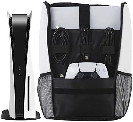 Чалба за чување на патувања, ранец за заштитна конзола PS5, луксузна торба Рачка торба за PS5 Поставете пат за носење на патувања, чанти