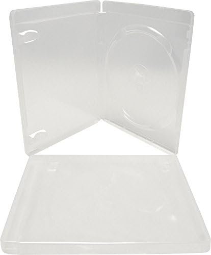 Снимки и материјали за квадратни зделки - Празни стандардни чисти кутии за замена од 14мм - компатибилни со PlayStation 3 - VGBR14PS3CL