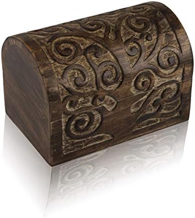 Одлични Идеи За Роденденски Подароци Рачно Изработена Декоративна Дрвена Кутија За Накит Кутија За Богатство Организатор На Накит Кутија