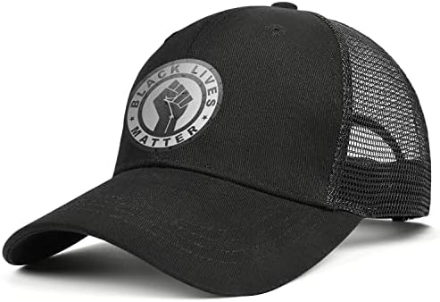 Црните животи материи за бејзбол капи за мажи жени - Гроздобер капа за капачиња за капачиња за прилагодување на капачињата
